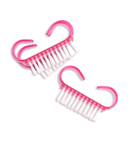 Lot de 3 Brosses à Ongles Rose Peggy Sage