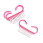 Lot de 3 Brosses à Ongles Rose Peggy Sage Lot de 3 Brosses à Ongles Rose Peggy Sage