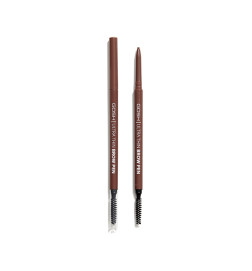 Crayon à Sourcils Ultra Fin 2 en 1, Stylo + Brosse 001 Marron  0,9gr Gosh