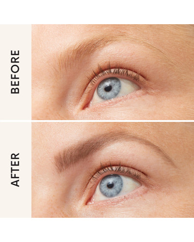 Crayon à Sourcils Ultra Fin 2 en 1, Stylo + Brosse 002 Brun Gris  0,9gr Gosh