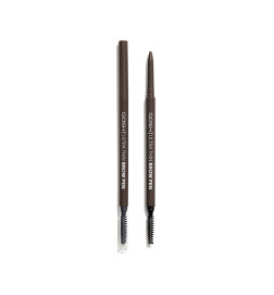 Crayon à Sourcils Ultra Fin 2 en 1, Stylo + Brosse 003 Marron Foncé  0,9gr Gosh