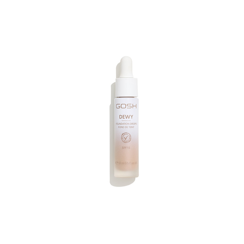 Gouttes de Fond de Teint dewy 008 Tan 12ml Gosh Gouttes de Fond de Teint dewy 008 Tan 12ml Gosh