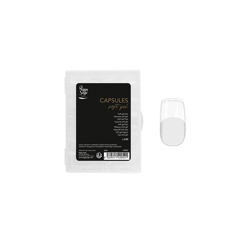 Capsules Soft Gel Carré Peggy Sage x 240