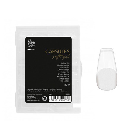 Capsules Soft Gel Ballerine Peggy Sage x 240