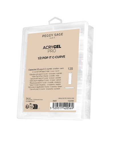 Capsules Demi-Popits C-curve x120 Peggy Sage