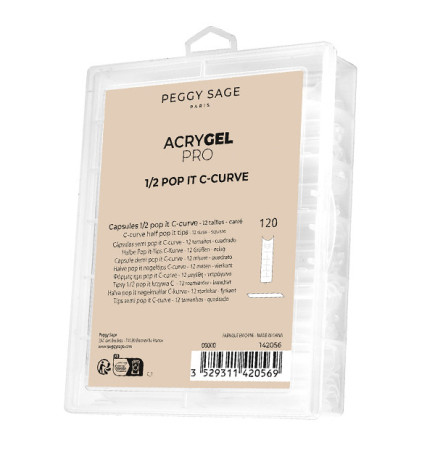 Capsules Demi-Popits C-curve x120 Peggy Sage