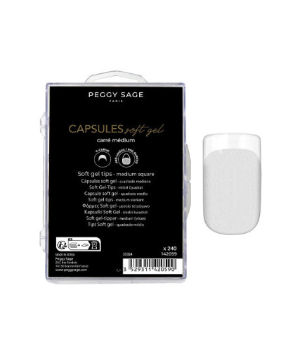 Capsules Forme Carré Medium Peggy Sage x 240