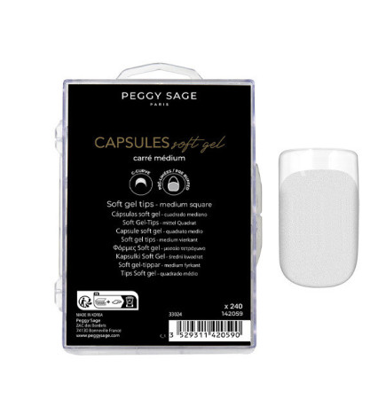 Capsules Forme Carré Medium Peggy Sage x 240