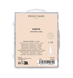 Capsules Popits X120 Amande Russe Peggy Sage