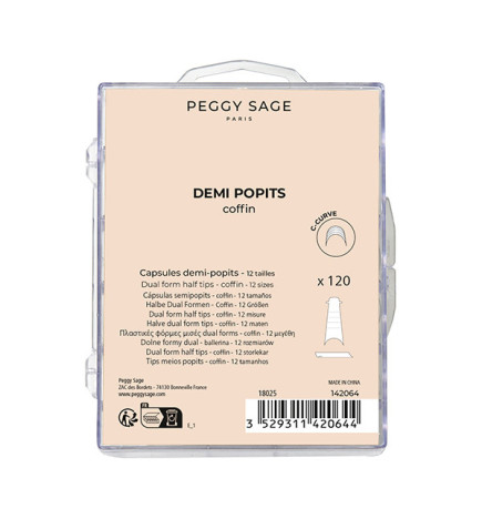 Capsules Demi Popits X120 Coffin Peggy Sage
