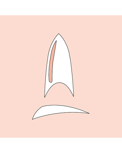 Capsules Stiletto Transparentes Peggy Sage x 50