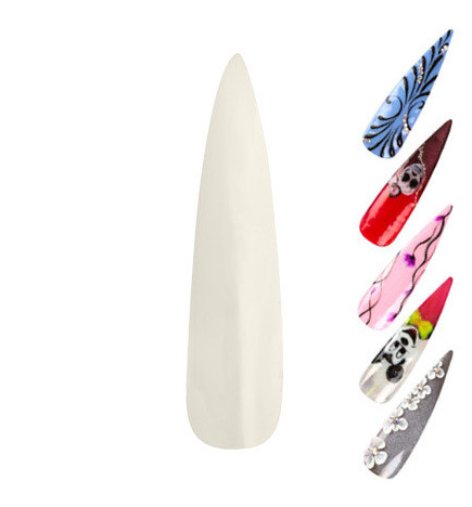 Tips Naturelles Longs Stiletto Peggy Sage x 50 x 50