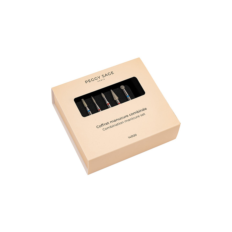Coffret de 5 Embouts de Manucure Combinée Peggy Sage