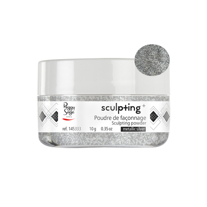 Poudre de Façonnage Sculpting+ Metallic Silver Peggy Sage 10g