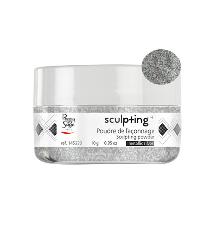 Poudre de Façonnage Sculpting+ Metallic Silver Peggy Sage 10g