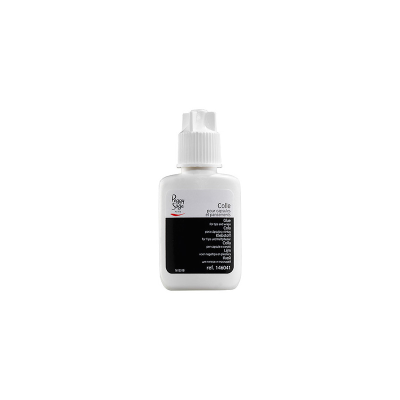Colle Transparente pour Capsules et Pansements Peggy Sage 14.17g Colle Transparente pour Capsules et Pansements Peggy Sage 14.17g