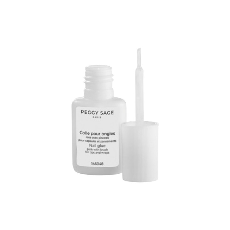 Colle Ongles Rose avec Pinceau Peggy Sage 6g Colle Ongles Rose avec Pinceau Peggy Sage 6g