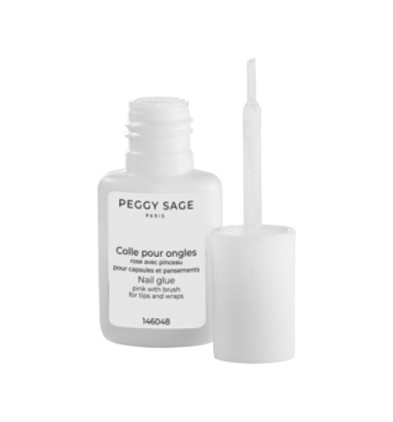 Colle Ongles Rose avec Pinceau Peggy Sage 6g