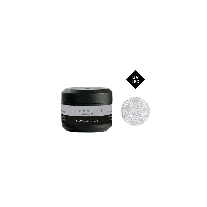 Gel de Couleur pour Ongles Uv&LED Glitter Storm Peggy Sage 5g