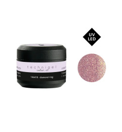 Gel de Couleur pour Ongles Uv&LED Color It Pailleté Diamond Ring Peggy Sage 5g