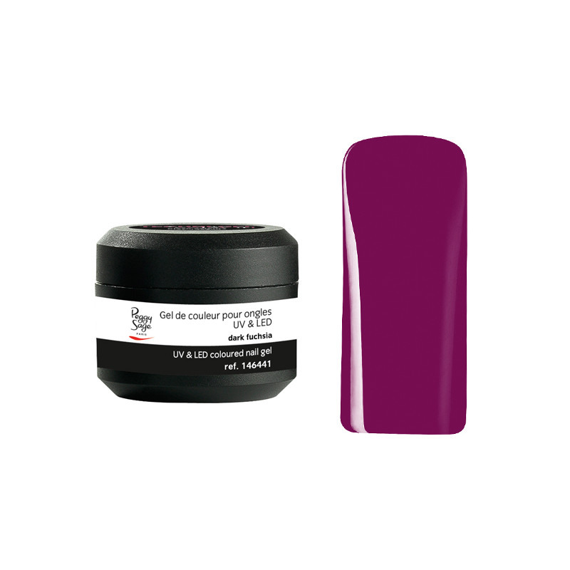Gel de Couleur pour Ongles Uv&LED Color It Dark Fuchsia Peggy Sage 5g