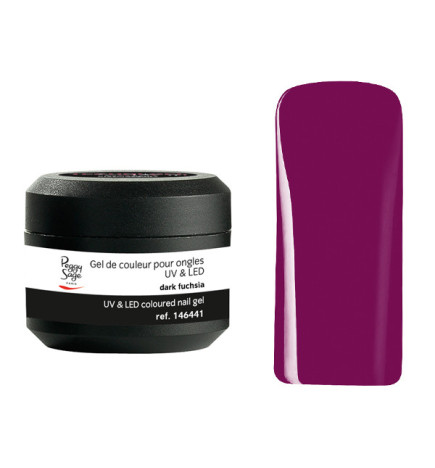 Gel de Couleur pour Ongles Uv&LED Color It Dark Fuchsia Peggy Sage 5g