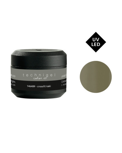 Gel de Couleur pour Ongles Uv&LED Color It Crossfit Kaki Peggy Sage 5g