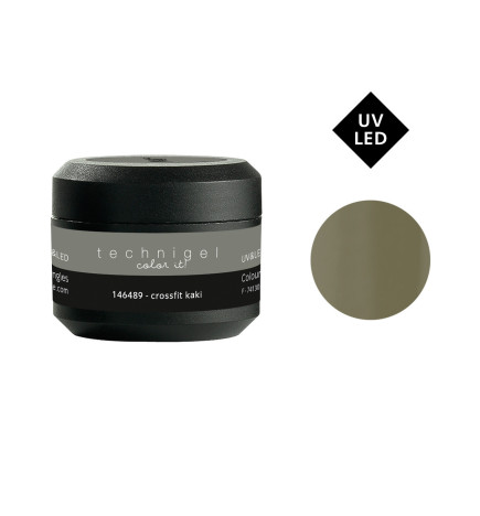 Gel de Couleur pour Ongles Uv&LED Color It Crossfit Kaki Peggy Sage 5g