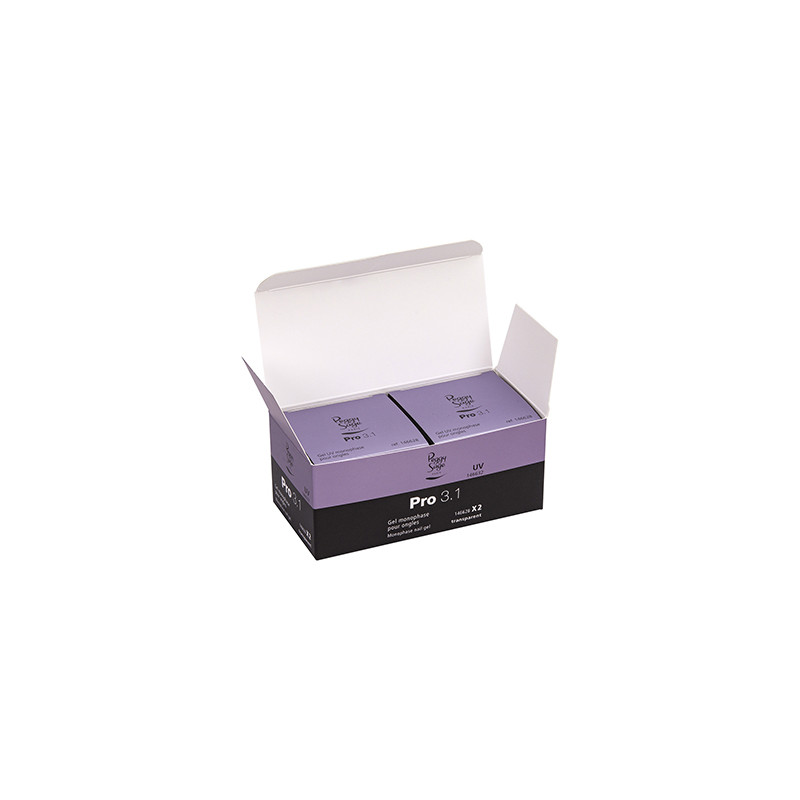 Eco Pack Gels PRO 3.1 transparent Réf.146628 Peggy Sage 2 x 50 g