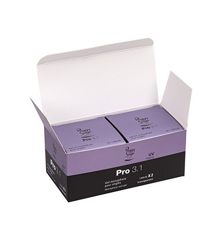 Eco Pack Gels PRO 3.1 transparent Réf.146628 Peggy Sage 2 x 50 g