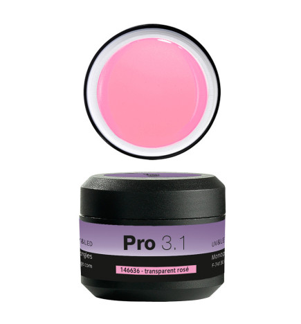 Pro 3.1 Gel Monophase Uv&LED Transparent Rose Peggy Sage 15g