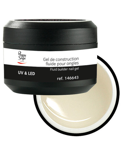 Technigel Gel de Construction Uv&LED Fluide Transparent Peggy Sage 50g