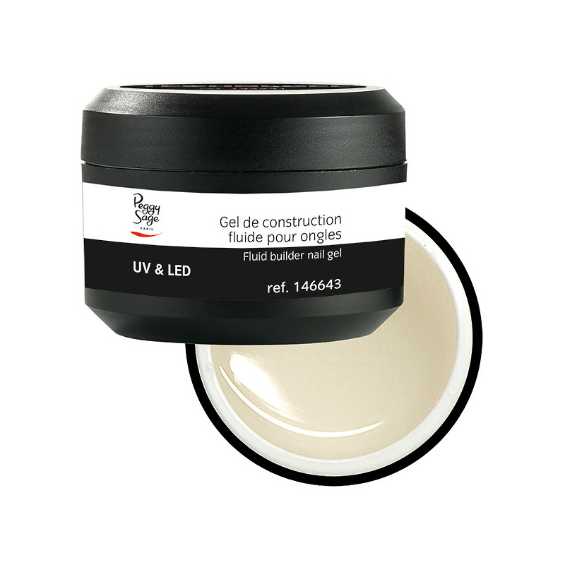 Technigel Gel de Construction Uv&LED Fluide Transparent Peggy Sage 50g