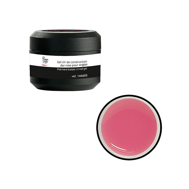Technigel Gel de Construction Uv&LED Dur Transparent Rose Peggy Sage 15g