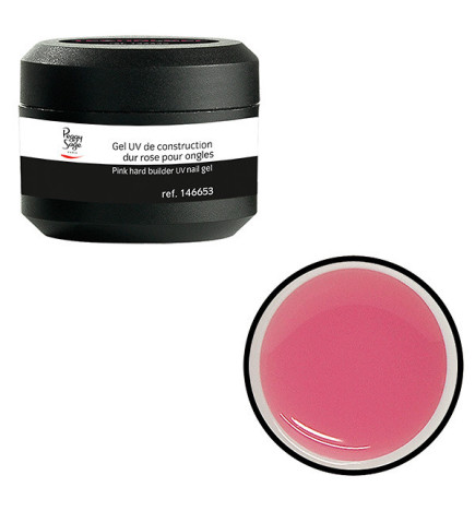Technigel Gel de Construction Uv&LED Dur Transparent Rose Peggy Sage 15g