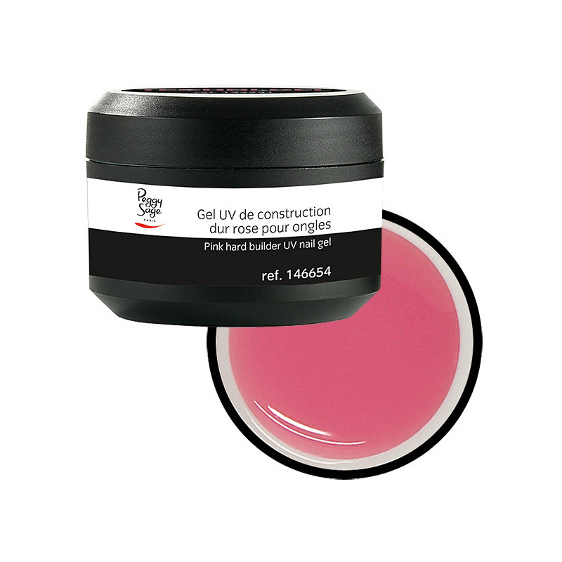 Technigel Gel de Construction Uv&LED Médium Transparent Rose Peggy Sage 50g