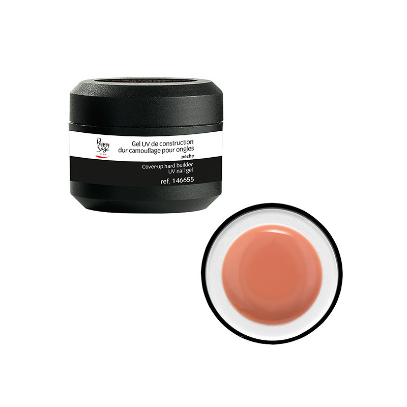 Technigel Gel de Construction Uv&LED Dur Camouflage Pêche Peggy Sage 15g Technigel Gel de Construction Uv&LED Dur Camouflage Pêche Peggy Sage 15g