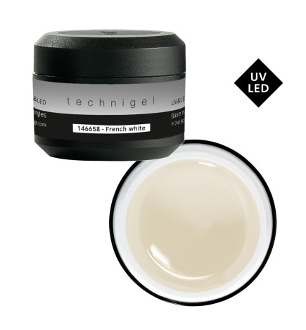 Technigel Gel de Construction Uv&LED Dur Blanc Peggy Sage 15g