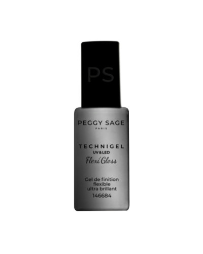 Technigel Flexi'Gloss Uv&LED Gel Technique de Finition Ultra Brillant Peggy Sage 11ml