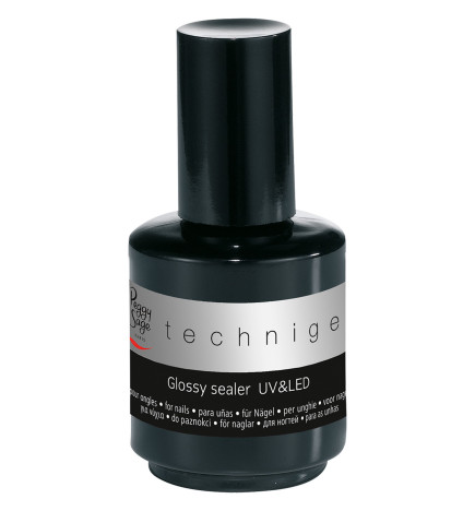 Technigel Glossy Sealer Uv&LED Gel Technique de Finition Ultra Brillant Peggy Sage 15ml
