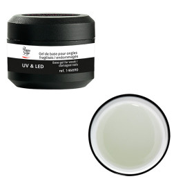 Technigel Gel de contruction Uv&LED Fibre Dur Transparent Abricot Peggy Sage 15g
