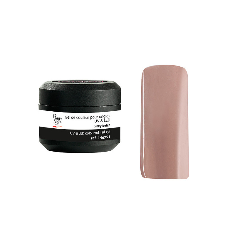 Gel de Couleur pour Ongles Uv&LED Color It Pinky Beige Peggy Sage 5g