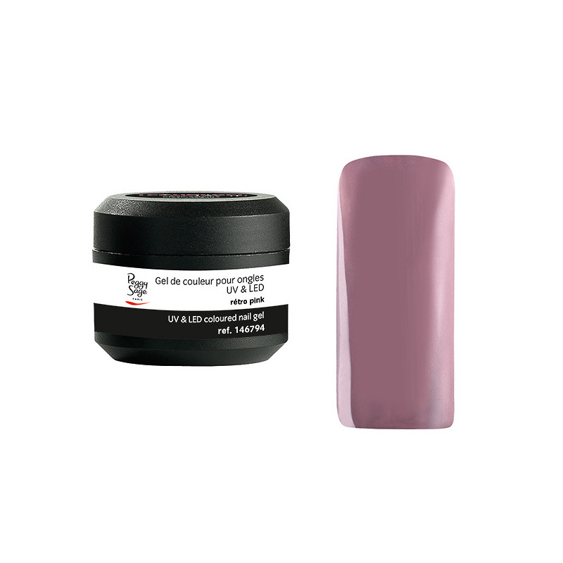 Gel de Couleur pour Ongles Uv&LED Color It Retro Pink Peggy Sage 5g Gel de Couleur pour Ongles Uv&LED Color It Retro Pink Peggy Sage 5g