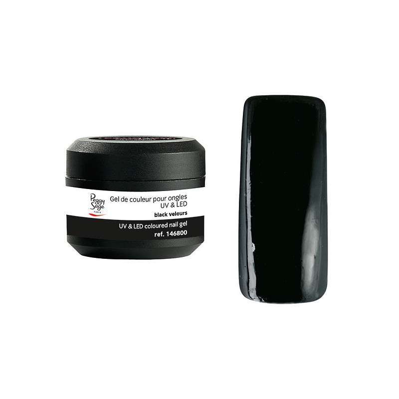 Gel de Couleur pour Ongles Uv&LED Color It Black Velours Color It Peggy Sage 5g