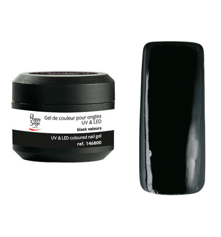 Gel de Couleur pour Ongles Uv&LED Color It Black Velours Color It Peggy Sage 5g