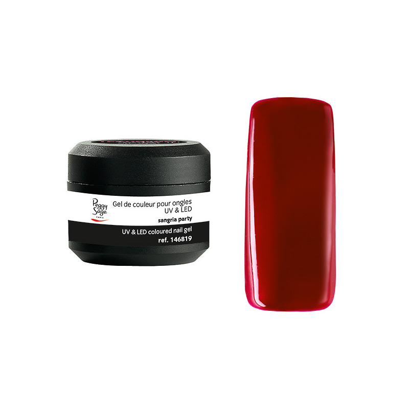 Gel de Couleur pour Ongles Uv&LED Color It Sangria Party Peggy Sage 5g