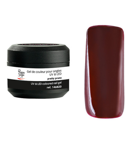Gel de Couleur pour Ongles Uv&LED Color It Pretty Prune Color It Peggy Sage 5g