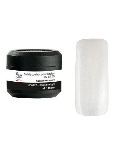 Gel de Couleur pour Ongles Uv&LED Color It French Blanc Nacré Color It Peggy Sage 5g