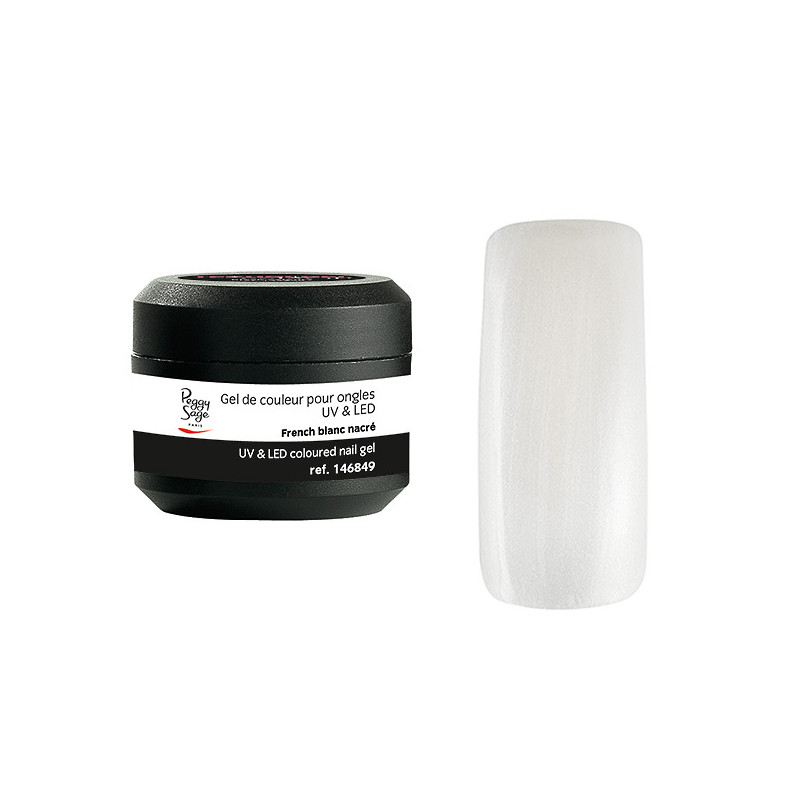 Gel de Couleur pour Ongles Uv&LED Color It French Blanc Nacré Color It Peggy Sage 5g Gel de Couleur pour Ongles Uv&LED Color It French Blanc Nacré Color It Peggy Sage 5g