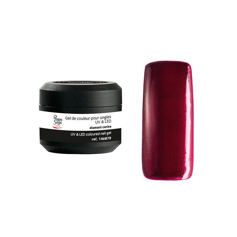 Gel de Couleur pour Ongles Uv&LED Color It Diamant Cerise Peggy Sage 5g
